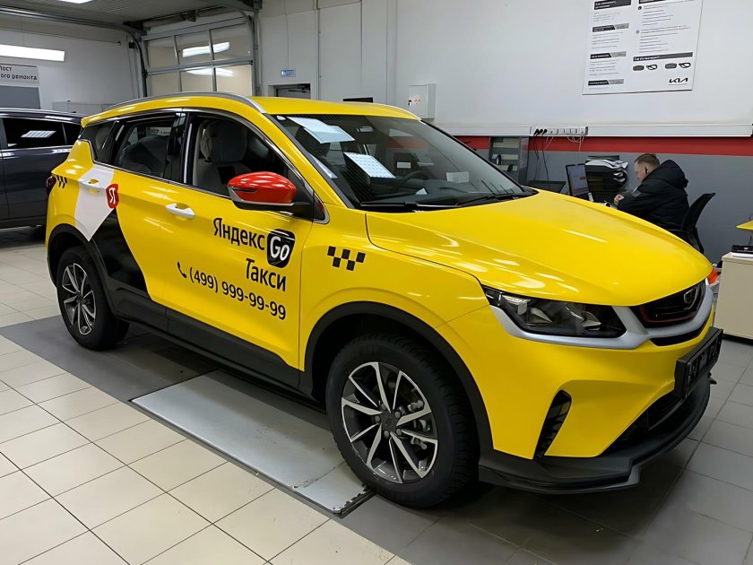 Варианты оклейки такси