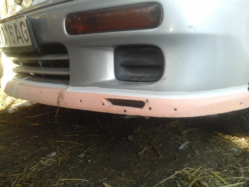 Губа на бампер из стекловолокна своими руками