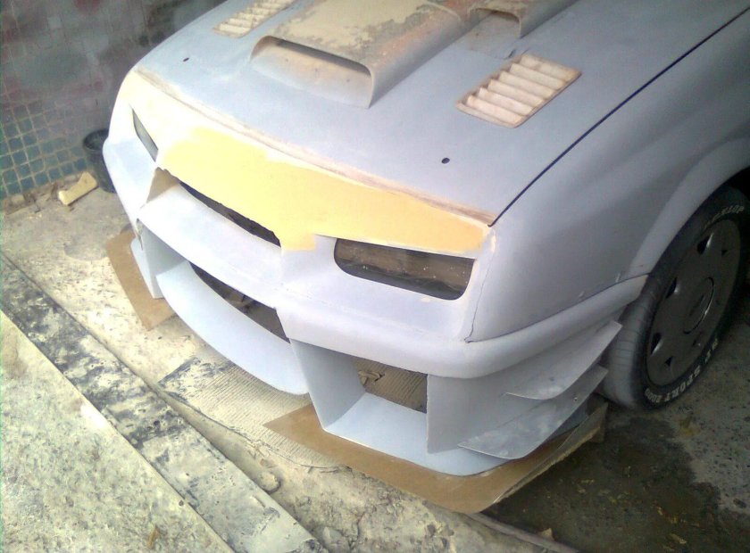 Сплиттер на задний бампер ВАЗ 2110