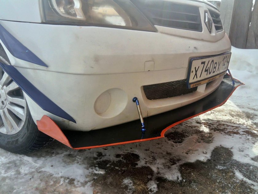 Сплиттер переднего бампера