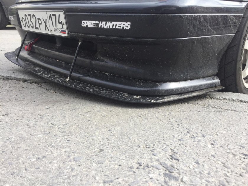 Универсальный сплиттер на ВАЗ 2114