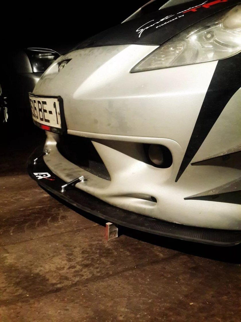 Сплиттер заднего бампера универсальный