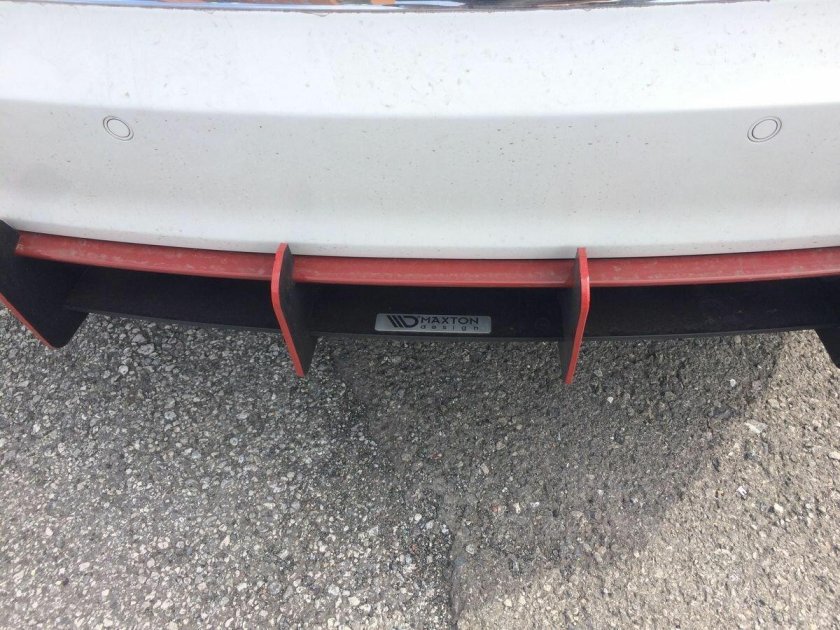 Сплиттеры на ВАЗ 2112 задний бампер