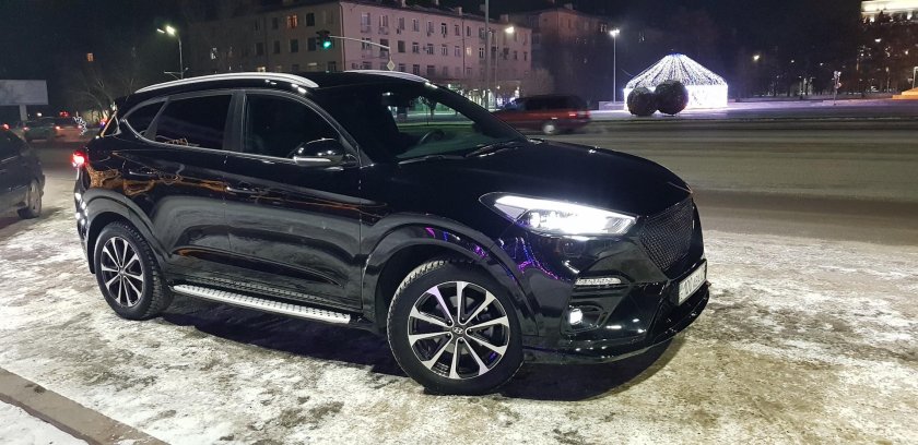 Hyundai Tucson 2016 черный
