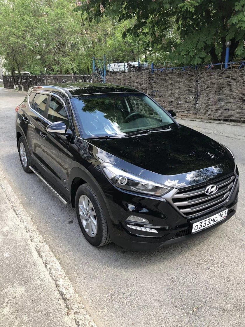 Хендай Туссан 2016 черный
