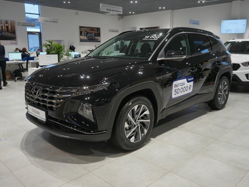 Hyundai Tucson 2022 черный