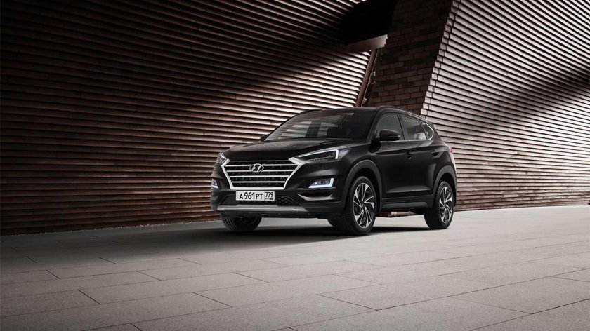 Hyundai Tucson 2020 Black and Brown