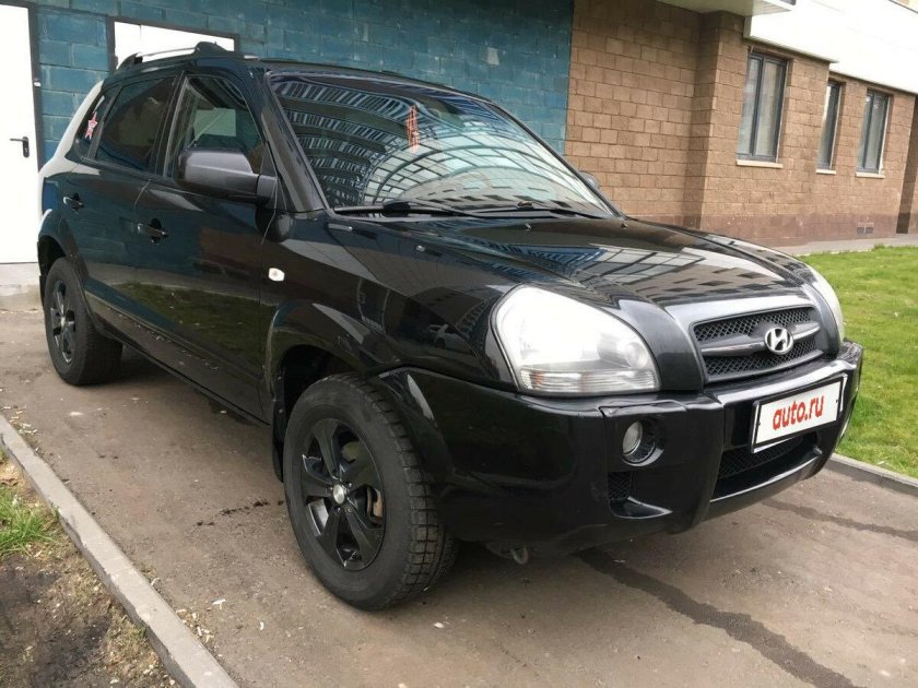 Hyundai Tucson 2007 черный
