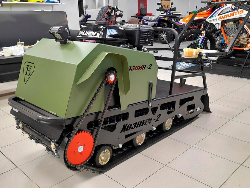 Мотобуксировщик бурлак эко-букс 15 л.с