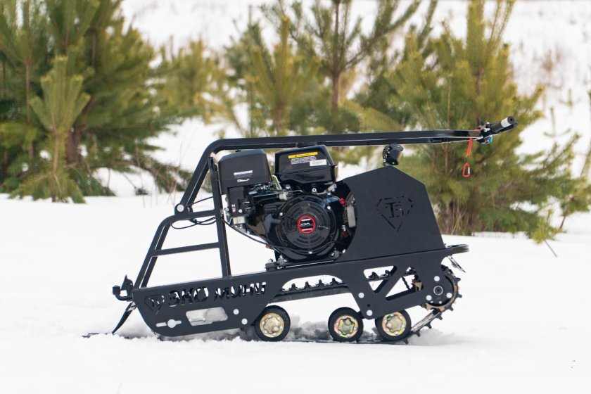 Мотобуксировщик Бурлак эко мини 500