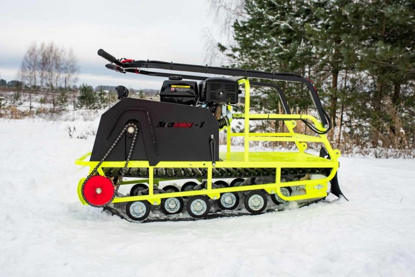 Мотобуксировщик бурлак хозяин