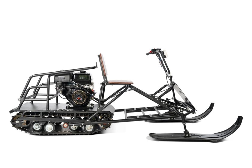 Мотобуксировщик+модуль лыжный Бурлак-м2 vector (мотособака)