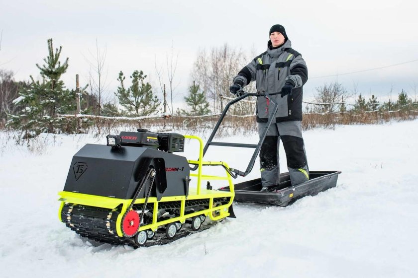 Бурлак мотобуксировщик