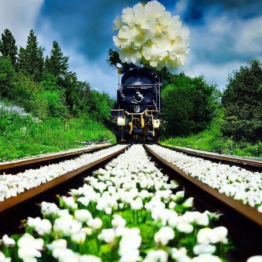 Поезд паровоз