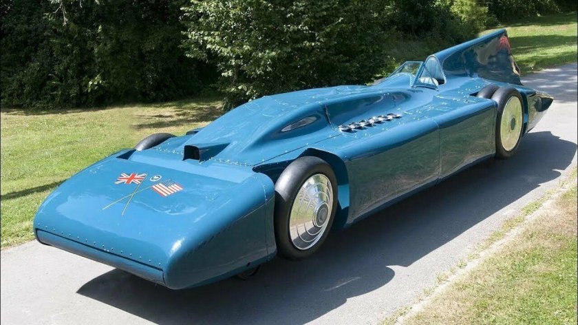 Синяя птица гоночная машина