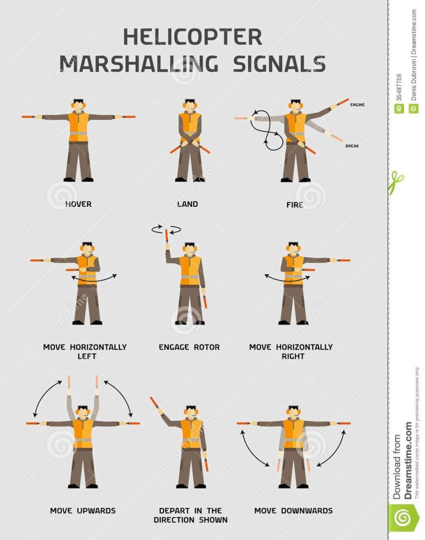 Сигналы вертолету