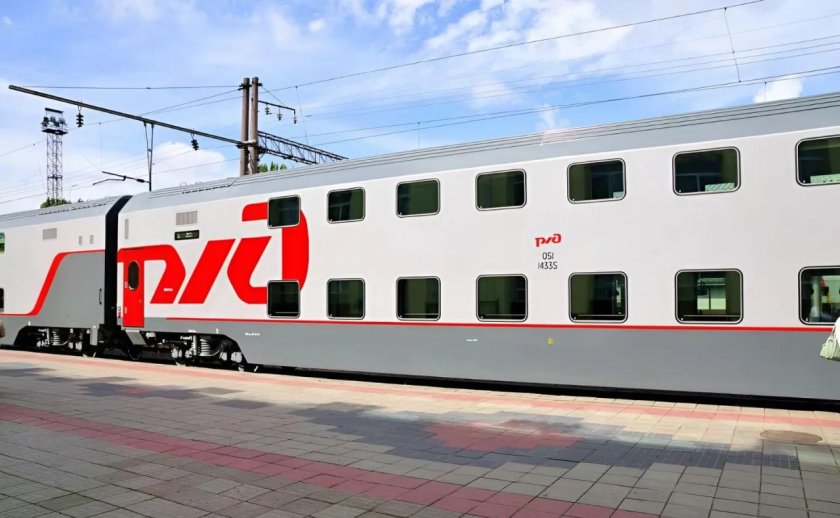 2х этажные поезда РЖД