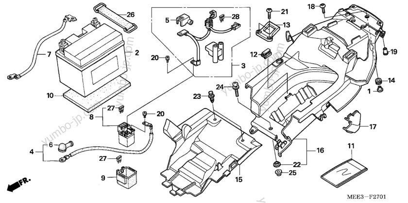 Honda cbr600rr АКБ