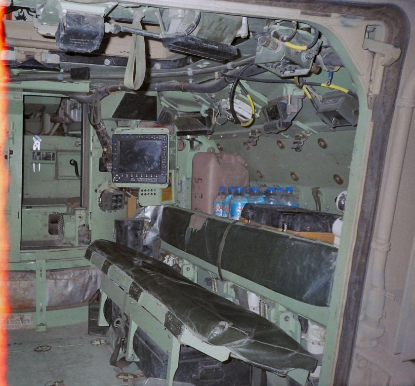 БМП Брэдли внутри