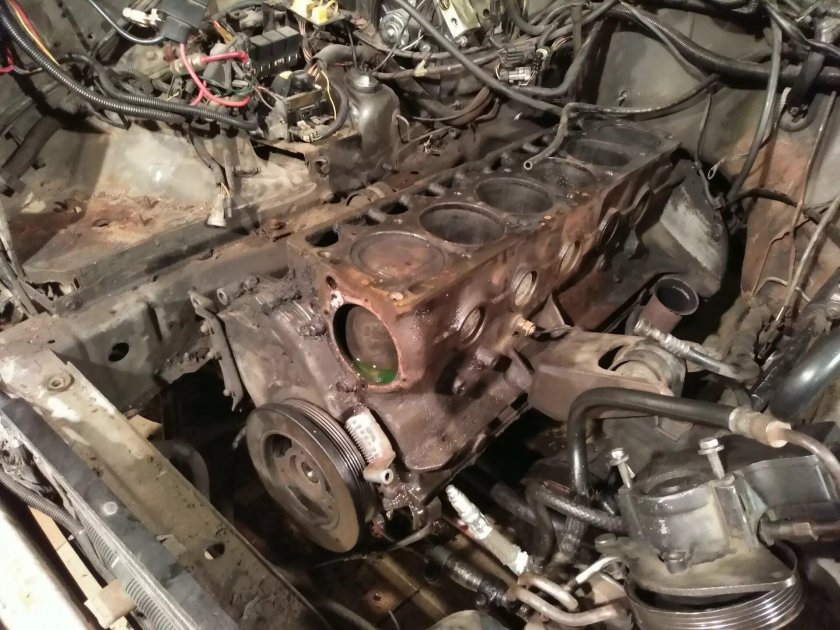 Мотор джип Чероки 4.0