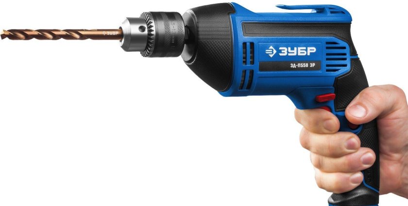 Дрель реверсивная профессионал Зд-п550 Эр ЗУБР