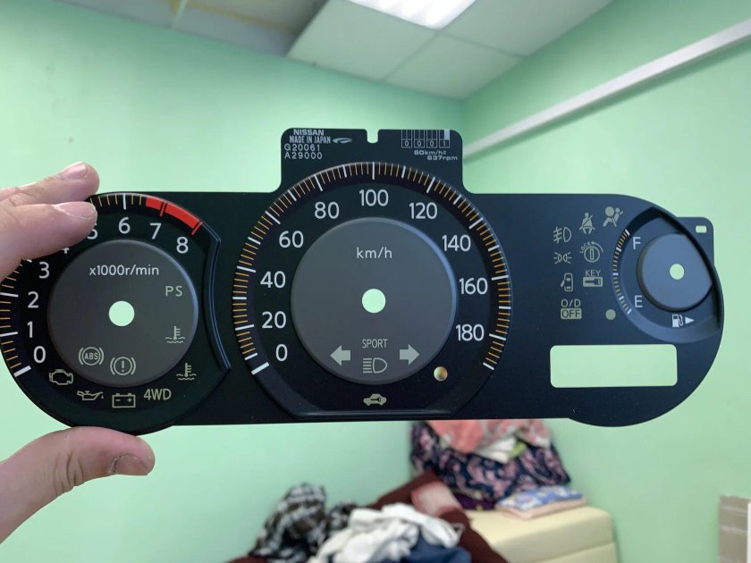 Тиида 2011 приборная панель