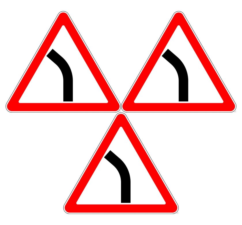 Наклейки - дорожные знаки