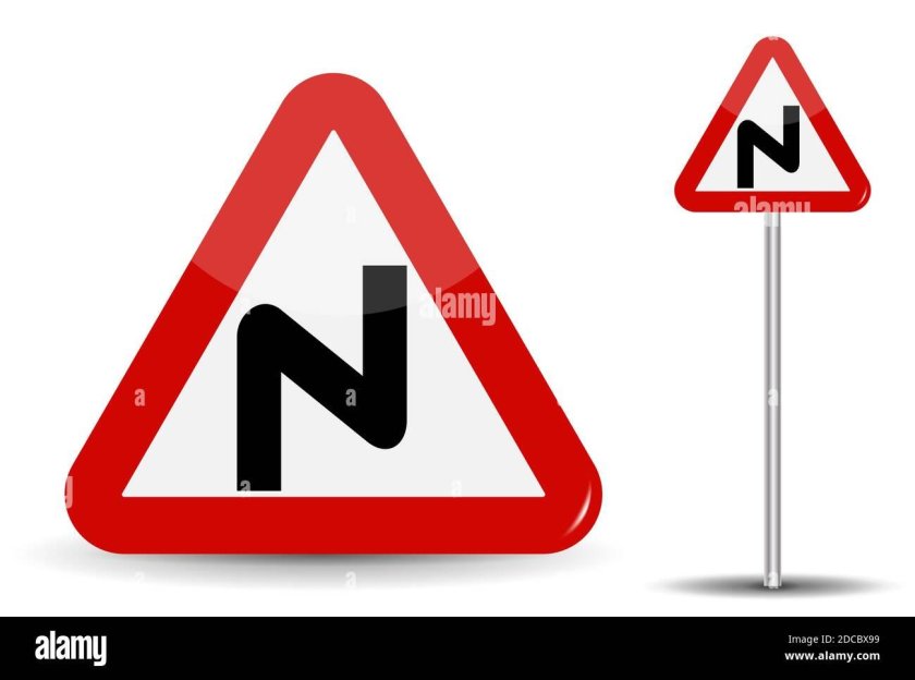 Дорожный знак треугольник