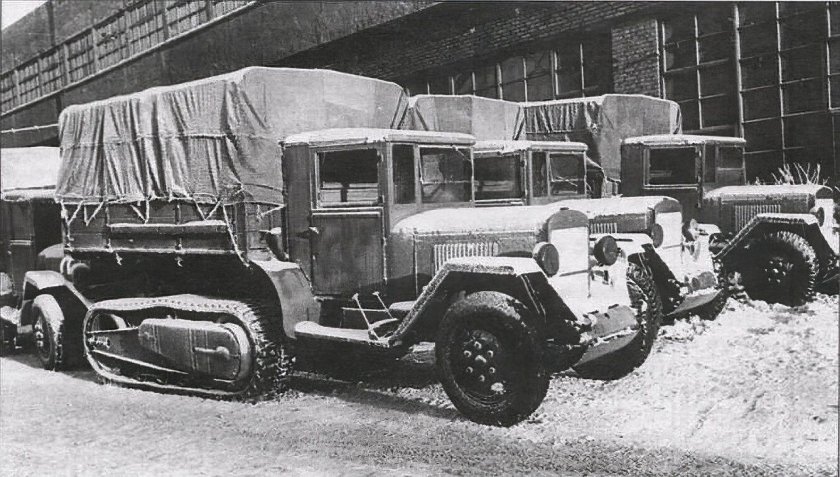 Полугусеничный тягач ЗИС-42