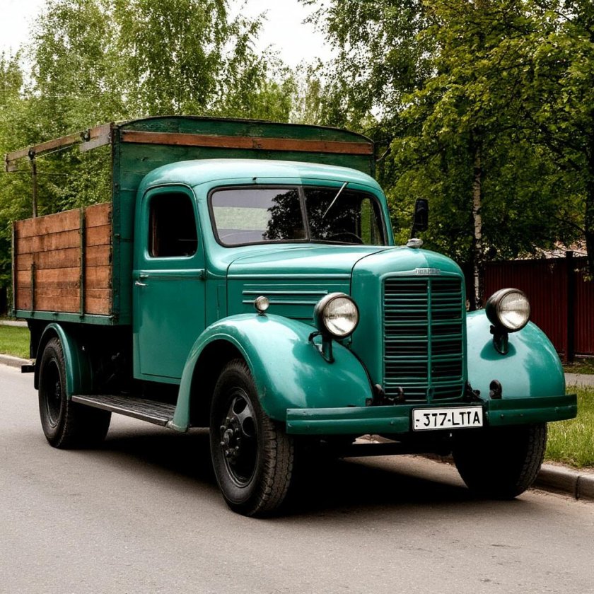 Старые грузовики