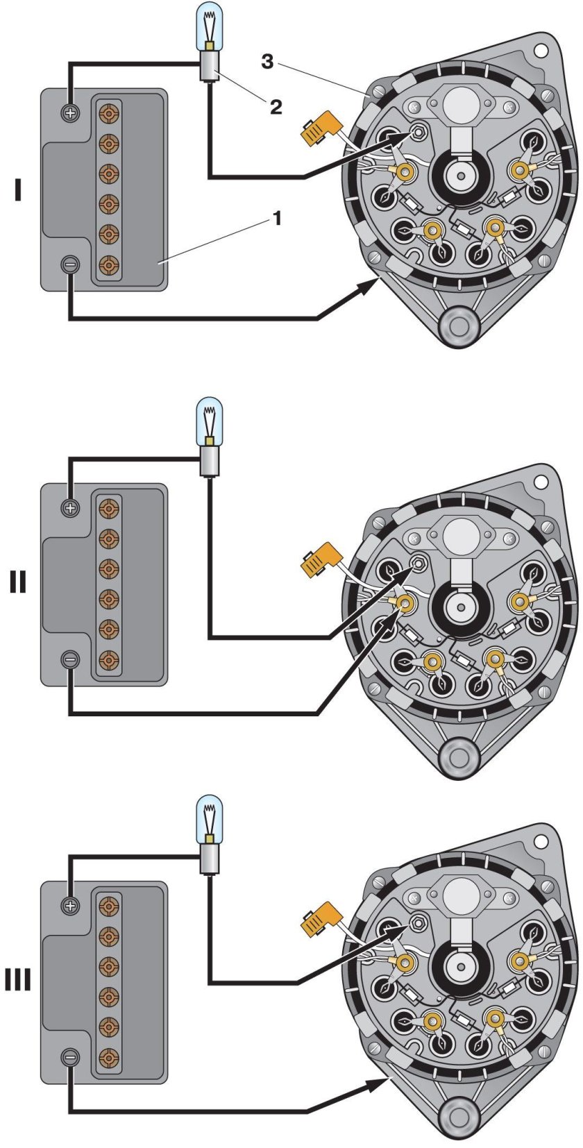 Схема проверки генератора ВАЗ 2114