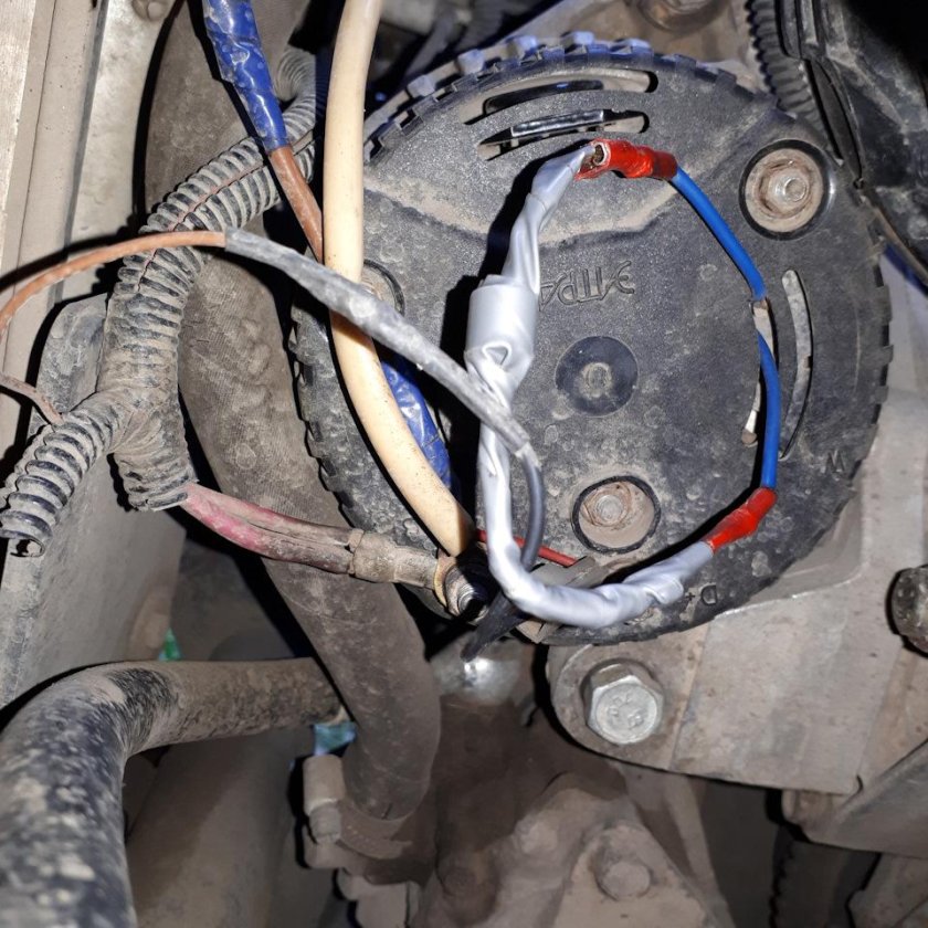 Силовой кабель на Генератор ВАЗ 2112