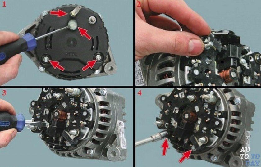 Генератор напряжение щётка ВАЗ 2112