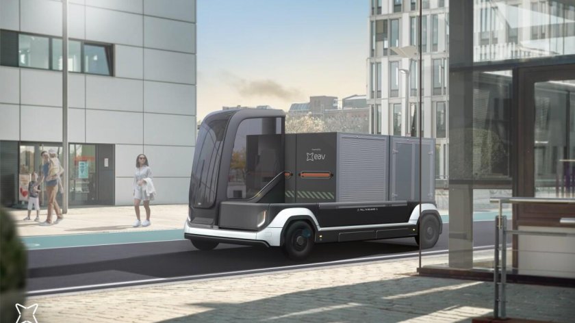 Электрогрузовик трёхколёсный