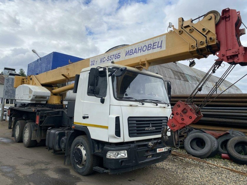 Ивановец 5576б автокран МАЗ