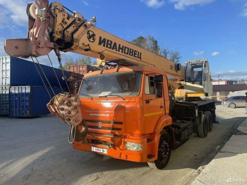 Автокран ивановец 25