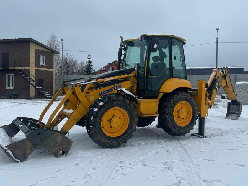 Трактор-погрузчик каматсу wb97s5