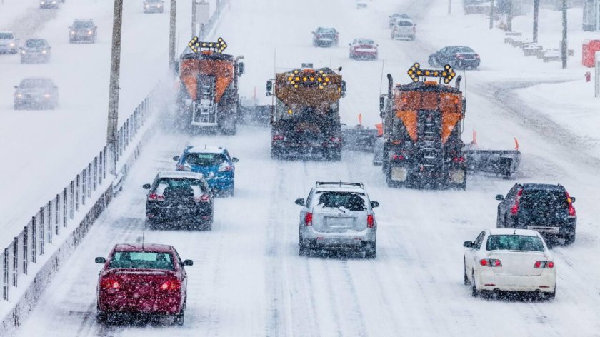 Снег в России