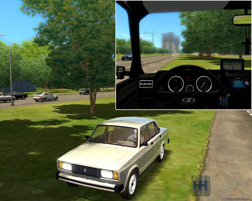 ВАЗ 2107 для 3д инструктор 2.2.7