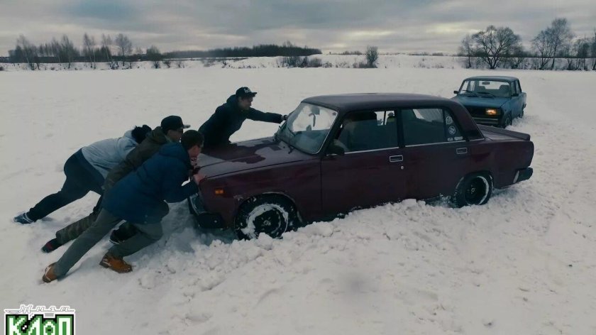 ВАЗ 2107 зима