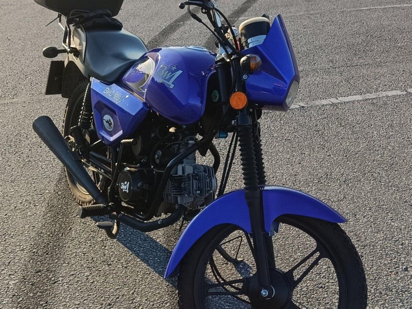 Мотоцикл зид 125 синий