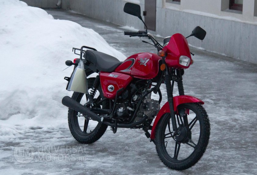 Мотоцикл зид 125 красный