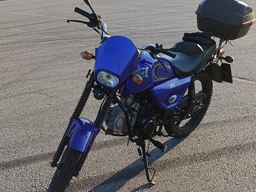 Мотоцикл зид 125 синий