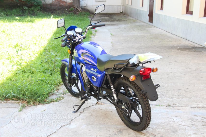 Мотоцикл зид 125 синий
