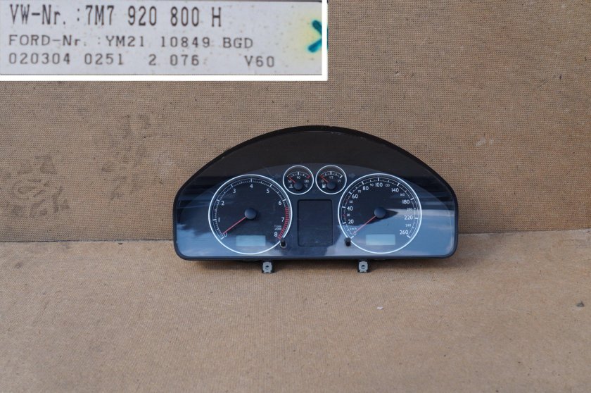 Альхамбра панель приборов 2001