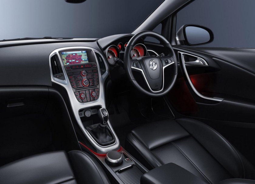 Opel astra j салон