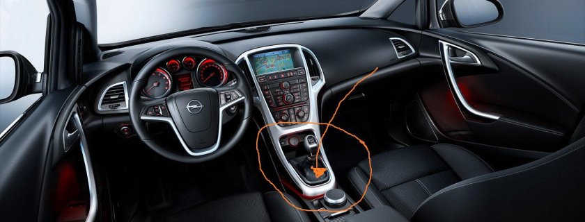 Opel Astra j 2011 салон