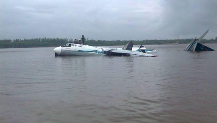 АН 24 приводнение на Обь