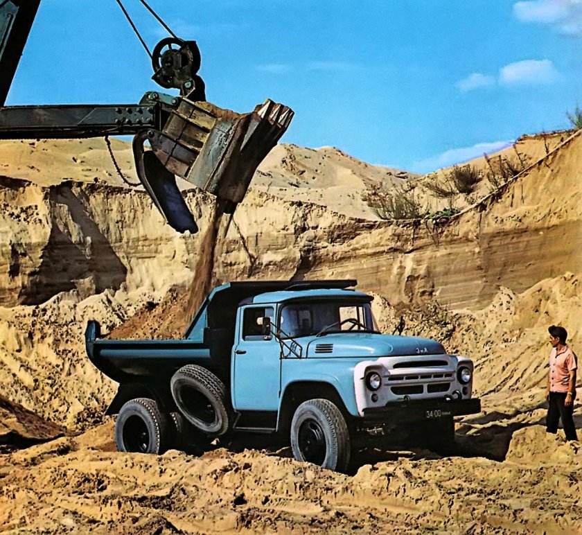 ЗИЛ 130 555 самосвал