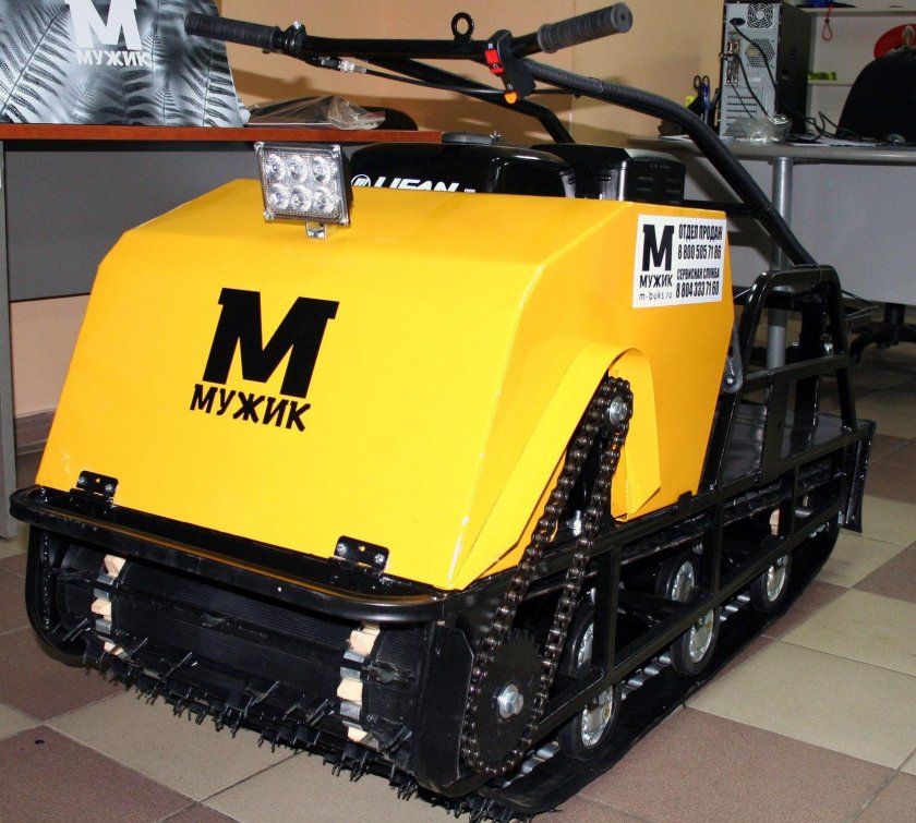 Мотобуксировщик Бурлак 500